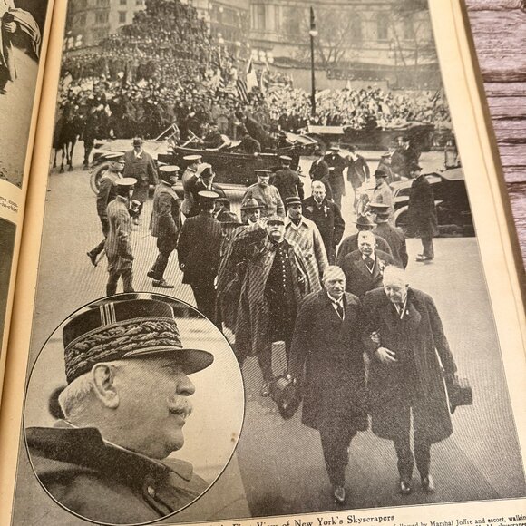 Antique “Liberty’s Victorious Conflict” Photographic History of World War 1918 - Picture 7 of 12
